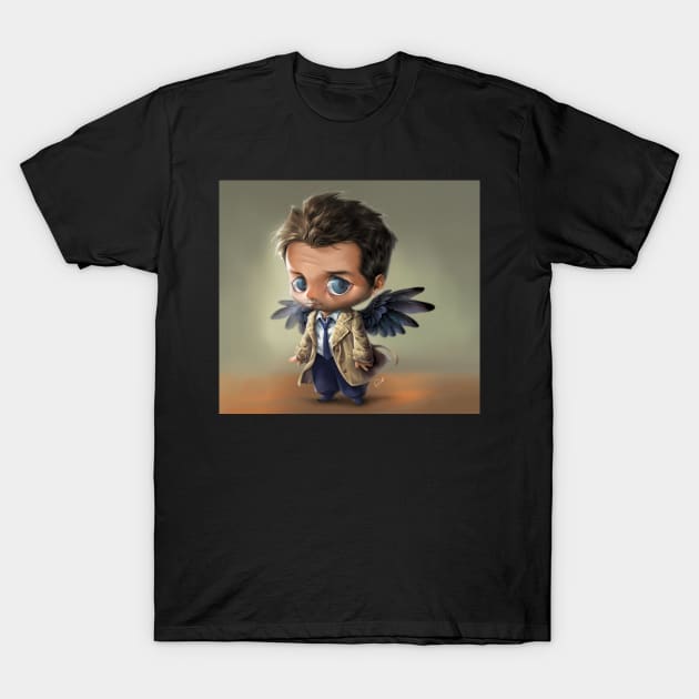 Little Castiel T-Shirt by GioGui